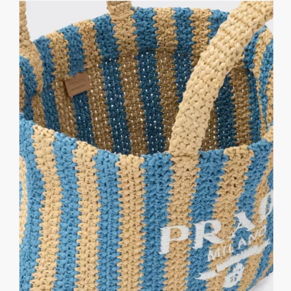 【PRADA】Paris Exclusive! Not in stock in Japan! A very popular raffia tote bag for a summery mood - Image 14