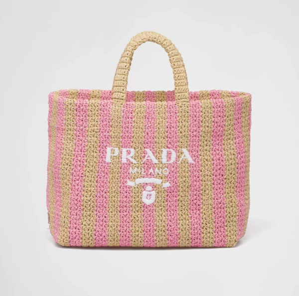 【PRADA】Paris Exclusive! Not in stock in Japan! A very popular raffia tote bag for a summery mood - Image 16