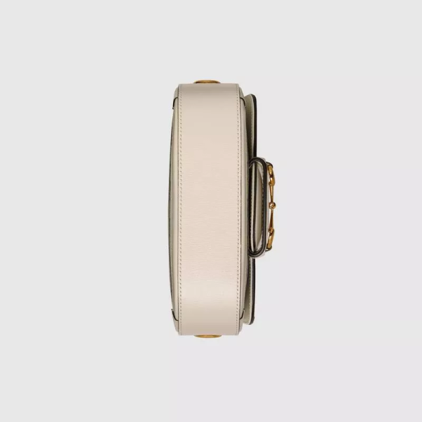 GUCCI Horsebit Series 1955 Mini Handbag with Detachable Shoulder Strap - Image 8