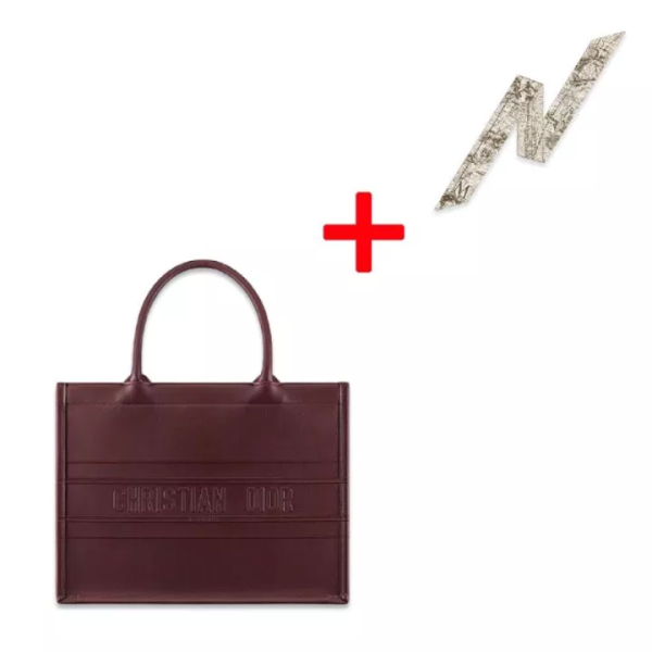[New] DIOR BOOK TOTE Small Bag Smooth Calfskin - Image 2